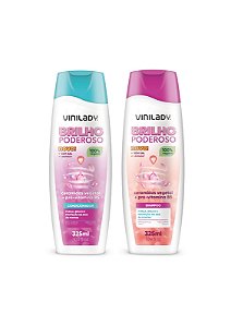 Kit Shampoo + Condicionador Brilho Poderoso 325ml