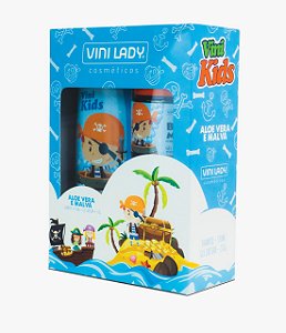 Kit Kids Shampoo Aloe Vera e Malva + Gel