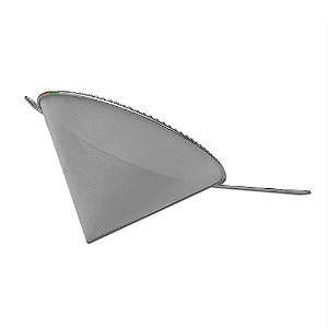 Coador E Funil Com Cabo Para Óleo Inox 21x30cm Cônico