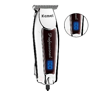 Maquina Kemei KM 9164 Pra Acabamento Desenho Pezinho e Barba