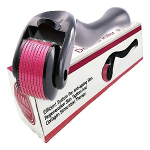 Dermaroller 540 Agulhas Crescimento Capilar Barba Calvice