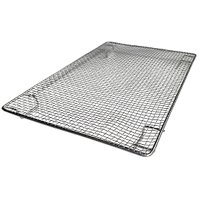 Tela Grelha P/ Escorredor Fritura 29,6x43,5x7,5cm Salgados