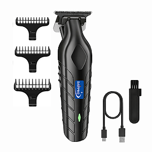 Máquina Cortar Cabelo Acabamento Profissional Sem Fio Bivolt