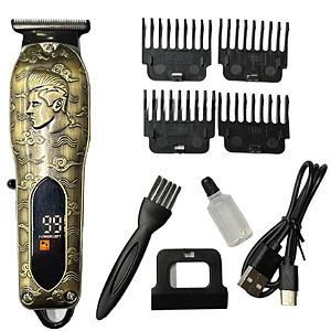 Maquininha Acabamento Cabelo Barba Recarregável Homem 800 Ma