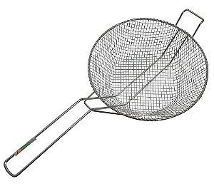 Cesto Para Fritura Fritadeira Peneira Reforçado N° 26cm Daifpro Df-24c/boca 0160/26