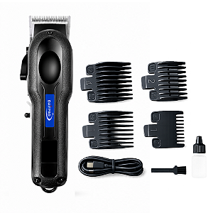 Máquina Cortar Cabelo E Barba Sem Fio Recarregavel Daifpro