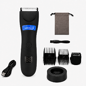 Aparador De Cabelo Recarregável Daifpro Df-658 Preto Bivolt
