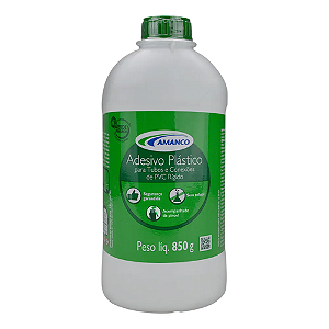 Adesivo Plastico PVC 850g Amanco