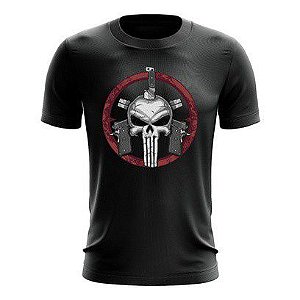 Camiseta Militar Operacional BOPE Faca Na Caveira Skull