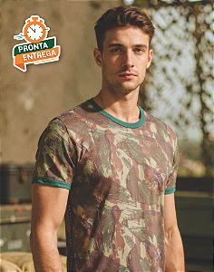 Camiseta Tática Militar Camuflada Padrão EB - Dry Fit