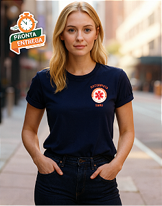 Camiseta Baby Look Socorrista SAMU