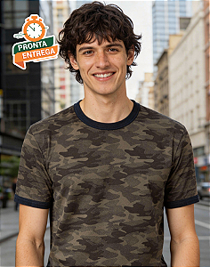 Camiseta Camuflada Militar