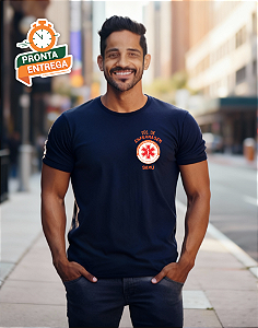Camiseta Tradicional Técnico/Técnica de Enfermagem SAMU - Uniforme Profissional