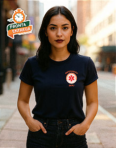 Camiseta Baby Look Enfermagem SAMU