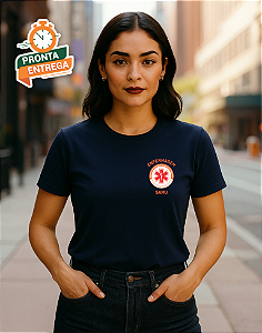 Camiseta Tradicional Enfermagem SAMU