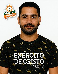 Camiseta Camuflada Tradicional Exército de Cristo