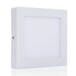 Luminária Plafon 12w LED Sobrepor Branco Frio 6000k