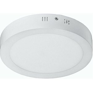 Luminária Plafon 12w LED Sobrepor Branco Frio 6000k