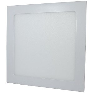 Luminária Plafon 25w LED Embutir Branco Quente 3000K