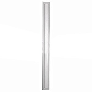 Luminária Plafon 10x120 30w LED Embutir Branco Frio 6000k Borda Branca