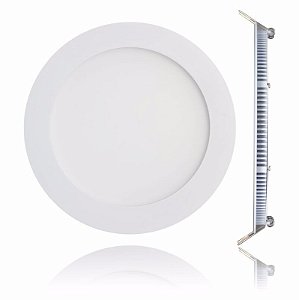 Luminária Plafon 18w LED Embutir Branco Frio 6000k