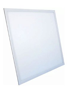 Luminária Plafon 60x60 40W LED Embutir Branco Quente 3000K
