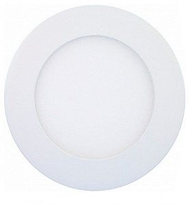 Luminária Plafon 6w LED Embutir Branco Natural