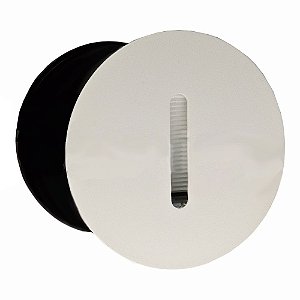 Balizador LED 3W De Embutir Redondo Branco Quente 3000K