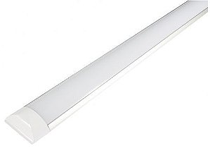 Luminária Tubular Led 72W 240cm de sobrepor Slim Branco Frio 6000k