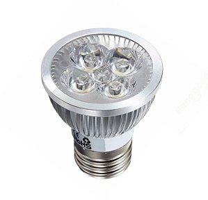 Lâmpada Par20 LED 5w Bivolt Branco Frio 6000k Aro Cromado