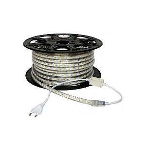 Fita Led 5050 Mangueira Achatada 100 metros Emborrachada