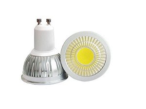 Lâmpada Dicroica LED COB GU10 5w Branco Frio 6000k