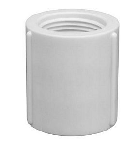 Luva Roscavel PVC Branca 2 Krona UN 0275