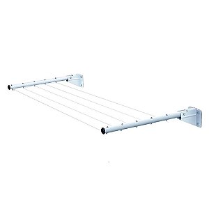 Varal Parede Barcelona Branco Secalux 61012