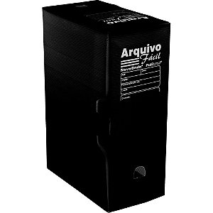 Arquivo Morto Polipropileno Preto C/10UN Novaonda