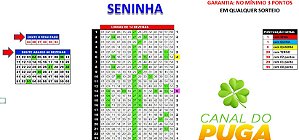 Planilha Seninha - Garante no Mínimo 3 Pontos Em Todo Sorteio