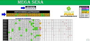 Planilha Mega Sena - Esquema Para Acertar Quase Sempre