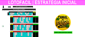 Planilha Lotofacil | Estrategia Inicial com 25 Dezenas em 18 Jogos