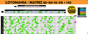 Planilha Lotomania | Fechamento 85 Dezenas sem Fixas com Garantia