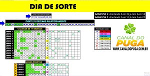 Planilha Dia de Sorte - Jogue com 12 Grupos de 11 Dezenas