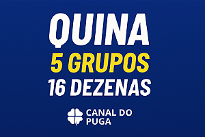 Planilha Quina - Jogue com 5 Grupos de 16 Dezenas