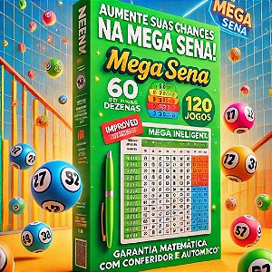 Planilha Mega Sena - Jogue com 10 Grupos de 9 Dezenas e Garantia