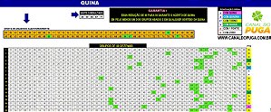 Planilha Quina - Redução de 80 para 50 com Garantia de Quina