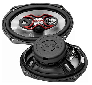 Bravox Quadriaxial B4x69 Som Automotivo Falante Tampão