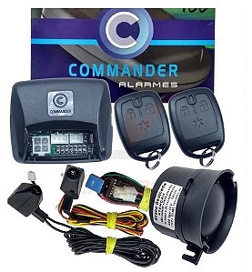 Alarme Automotivo Commander Al100 2 Controles Remotos