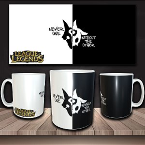 Caneca League of Legends - No One Without the Other