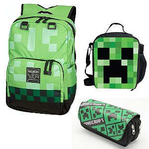 Kit Escolar Minecraft Completo - JR Comércio & Importados