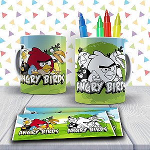 Kit Caneca para pintar Hulk + Jogo de canetinhas Laváveis em