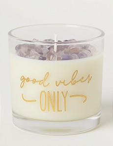 VELA GOOD VIBES - GIFT AVULSO OU NA CAIXA PERSONALIZADA