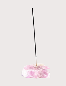 PORTA INCENSO QUARTZO ROSA - GIFT AVULSO OU NA CAIXA PERSONALIZADA
